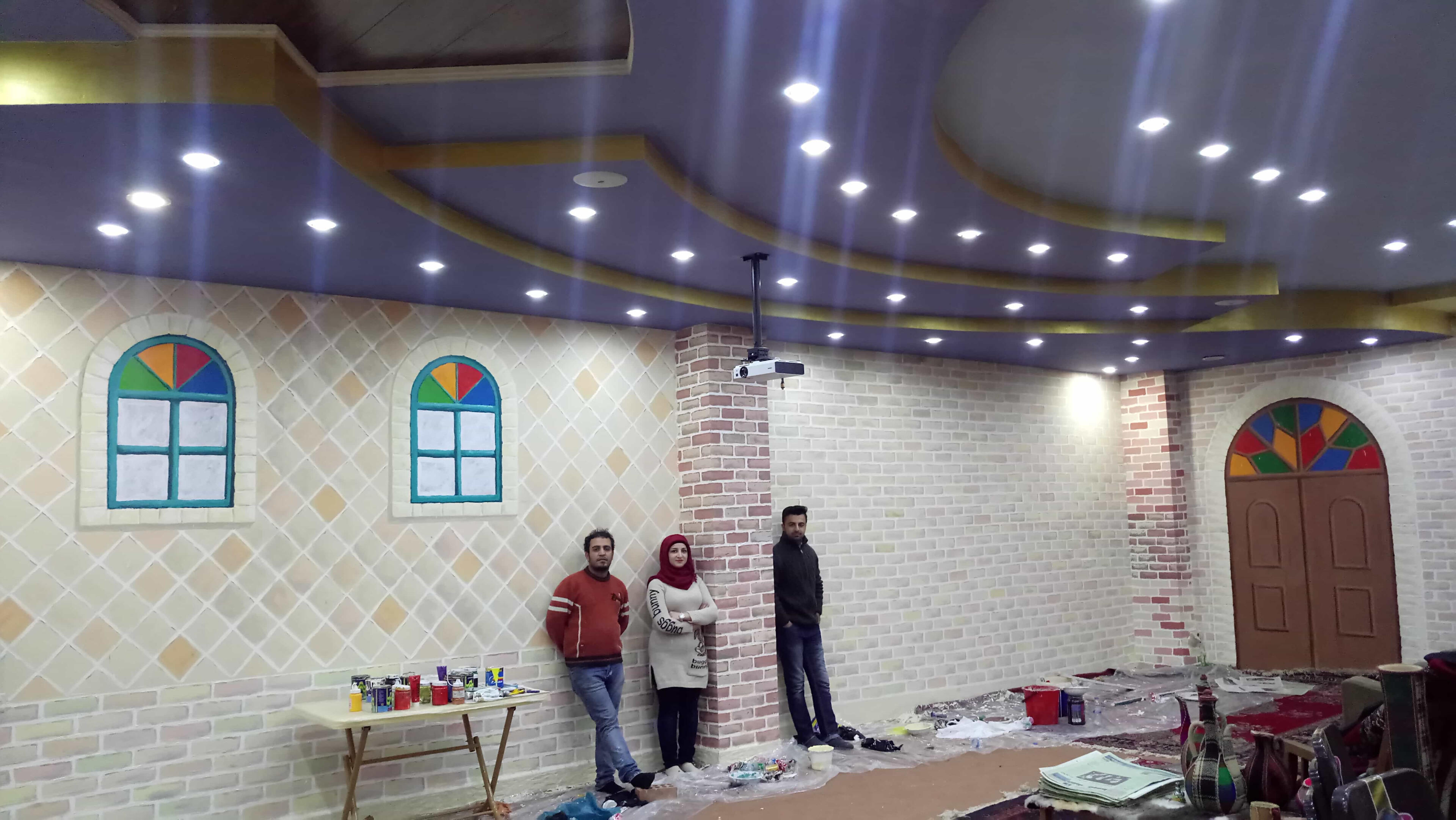 Traditional Interior Wall Relief & Architectural Texturing - Project with Ayub Rauf & Awezan Osman
