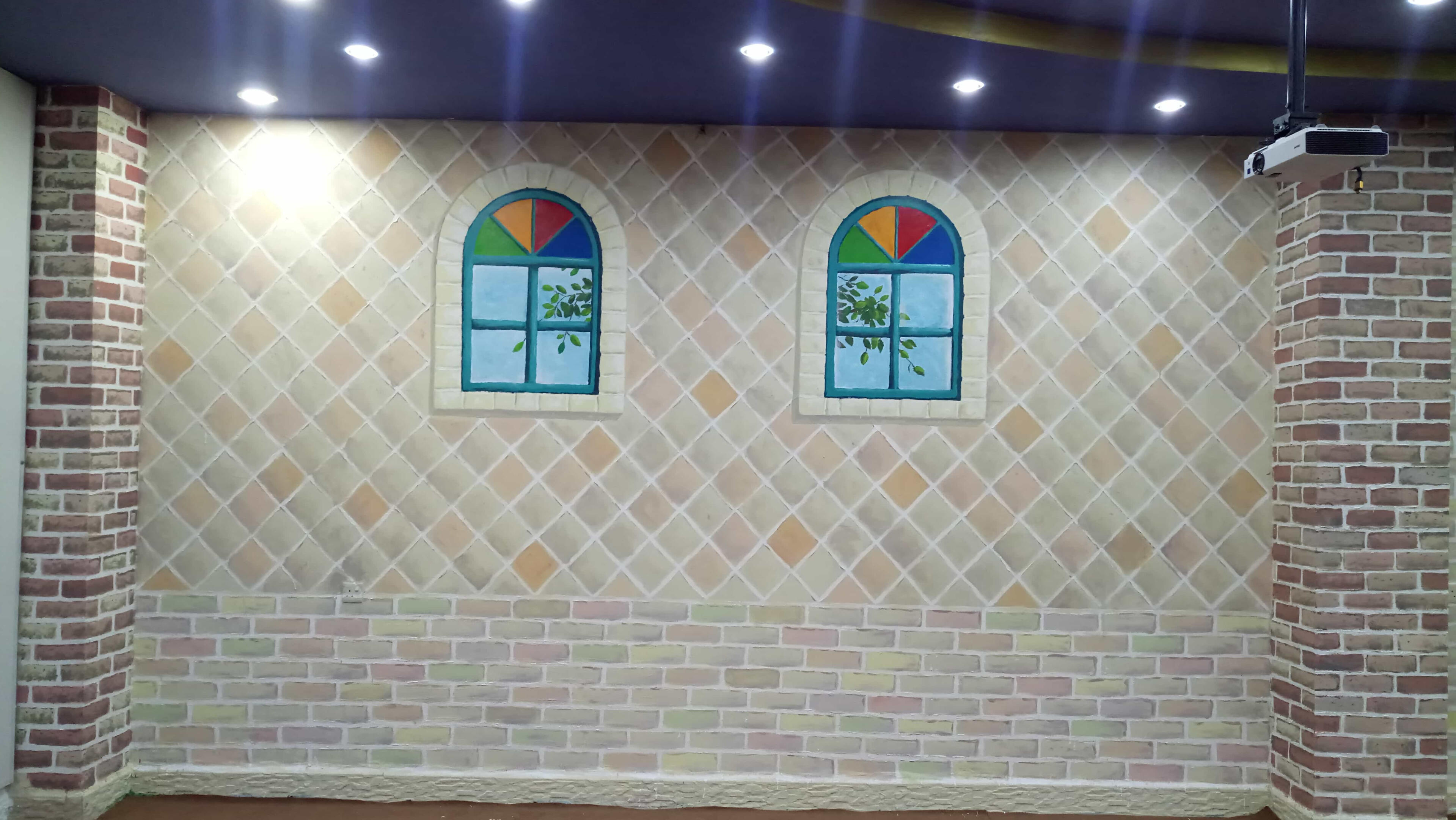 Traditional Brickwork & Window Relief - Front View Detail